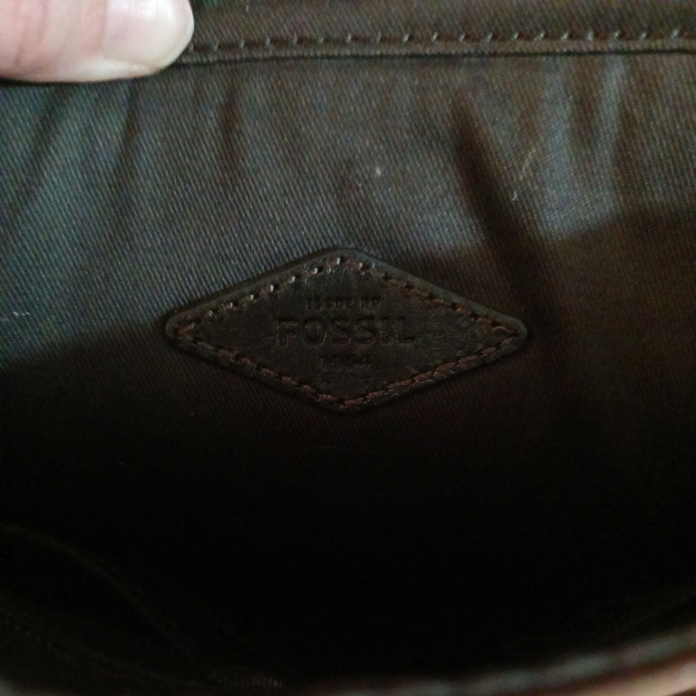 Fossil vintage Leather Crossbody Purse Medium - Picture 9 of 14